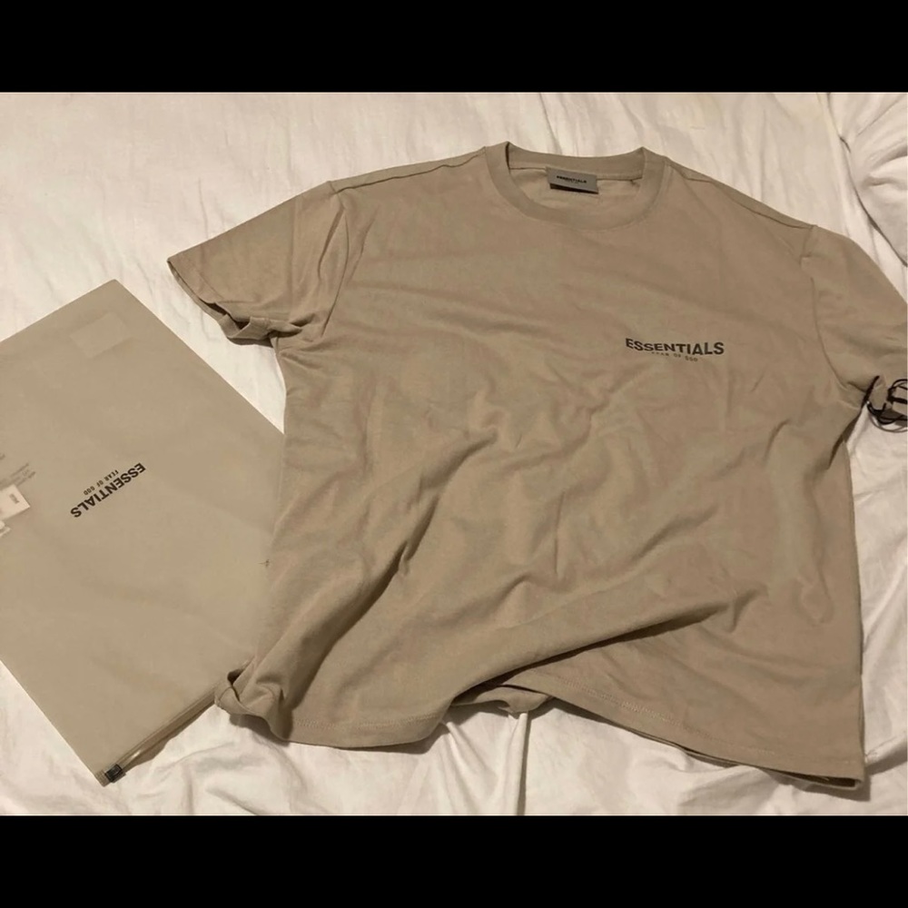 Essentials FOG tee, Tan size S